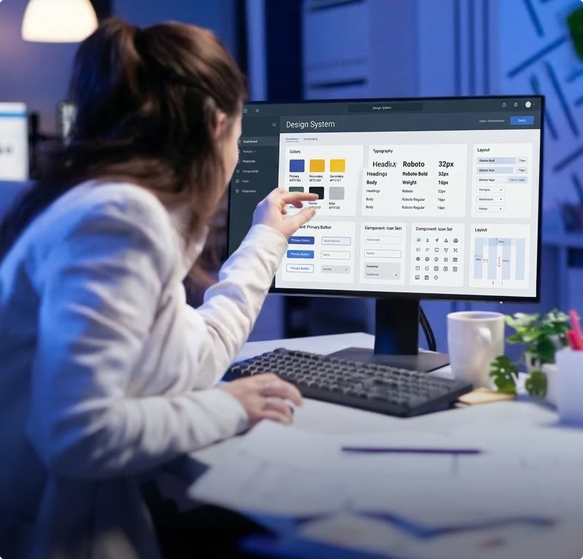 Design System escalável para produtos digitais